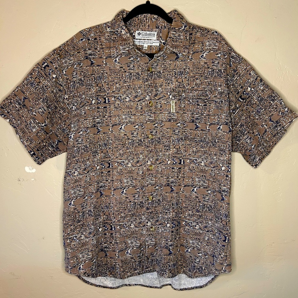 1990 Vintage Columbia Button-up‎ Size Large